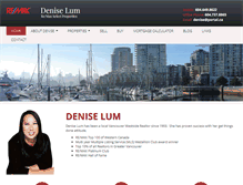 Tablet Screenshot of deniselum.com